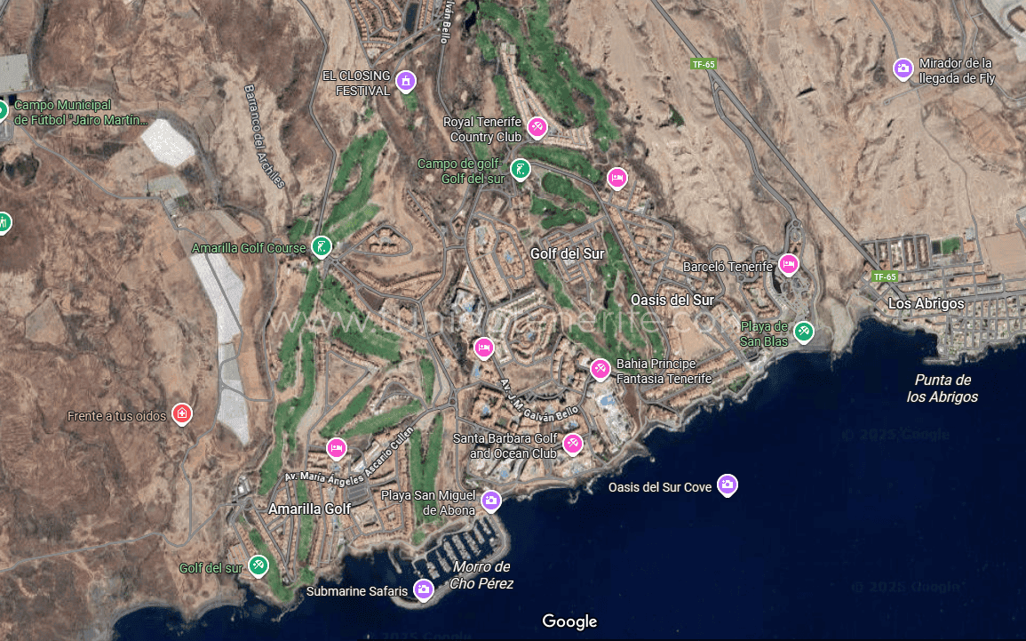 Commercial land for sale in Golf del Sur, South Tenerife
