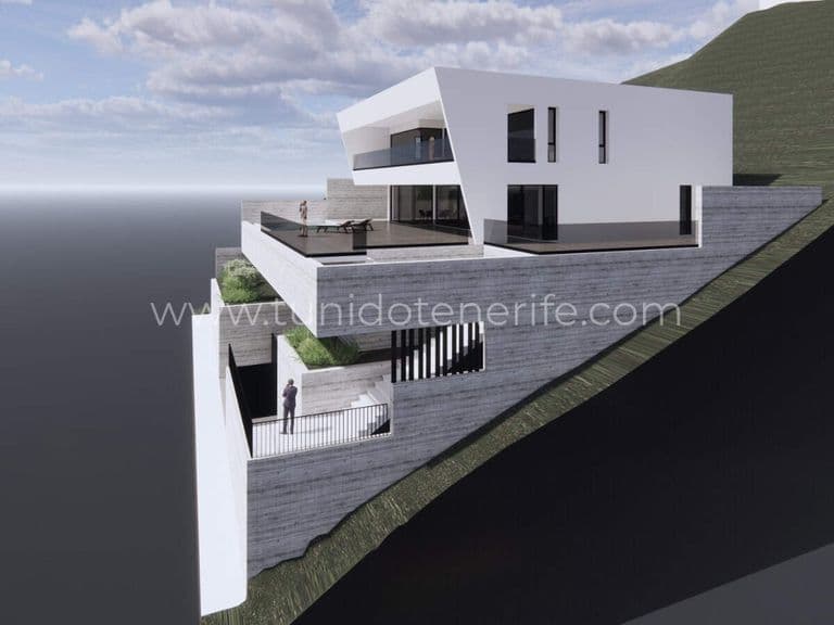 Участок с проектом на продажу в Roque del Conde, Tenerife