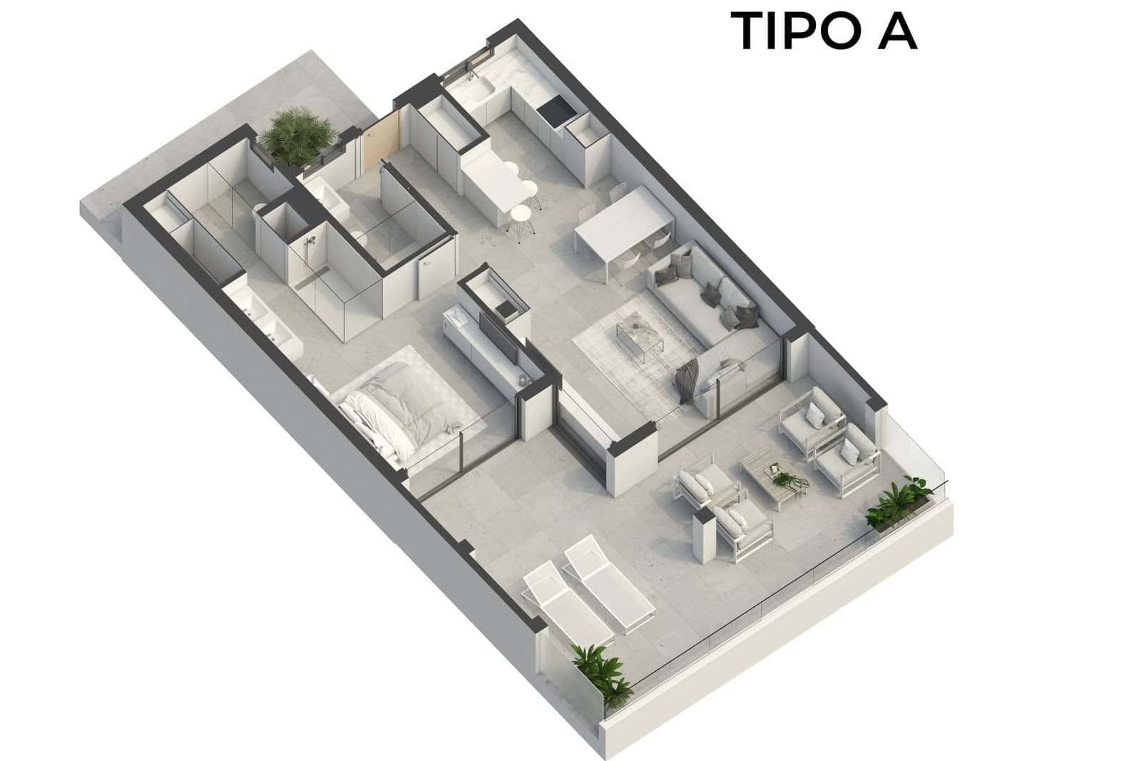 Neubau-Apartments zu verkaufen in Palm Mar, Tenerife