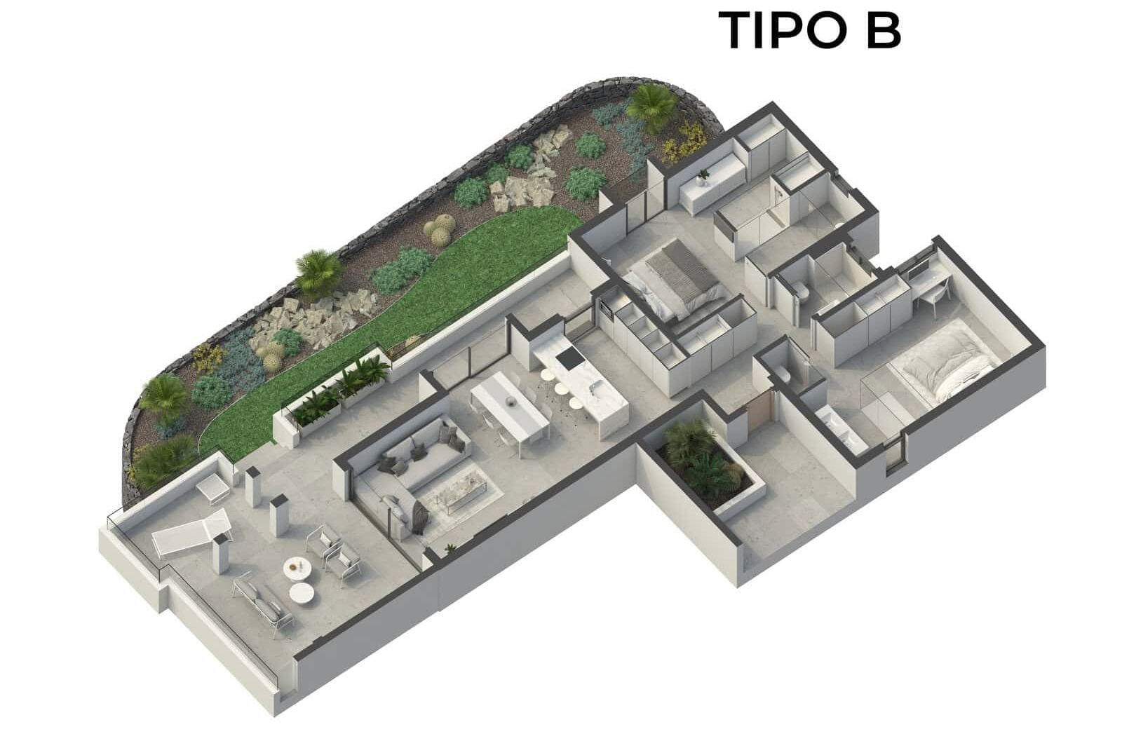 Neubau-Apartments zu verkaufen in Palm Mar, Tenerife