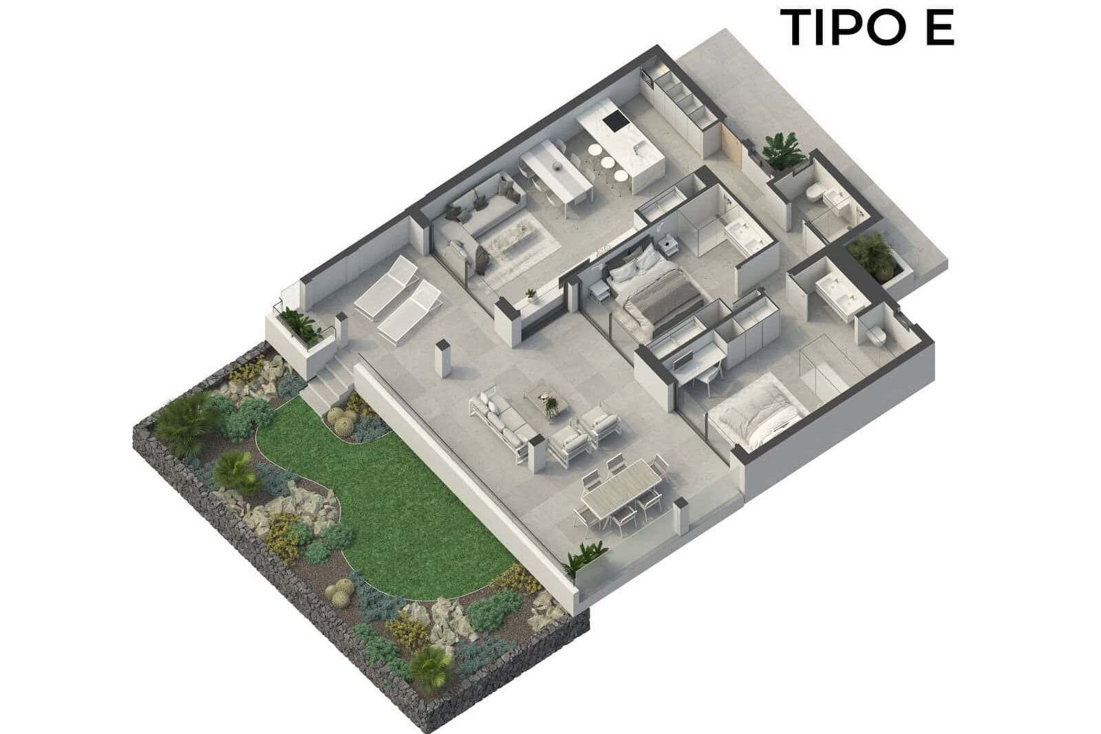 Neubau-Apartments zu verkaufen in Palm Mar, Tenerife
