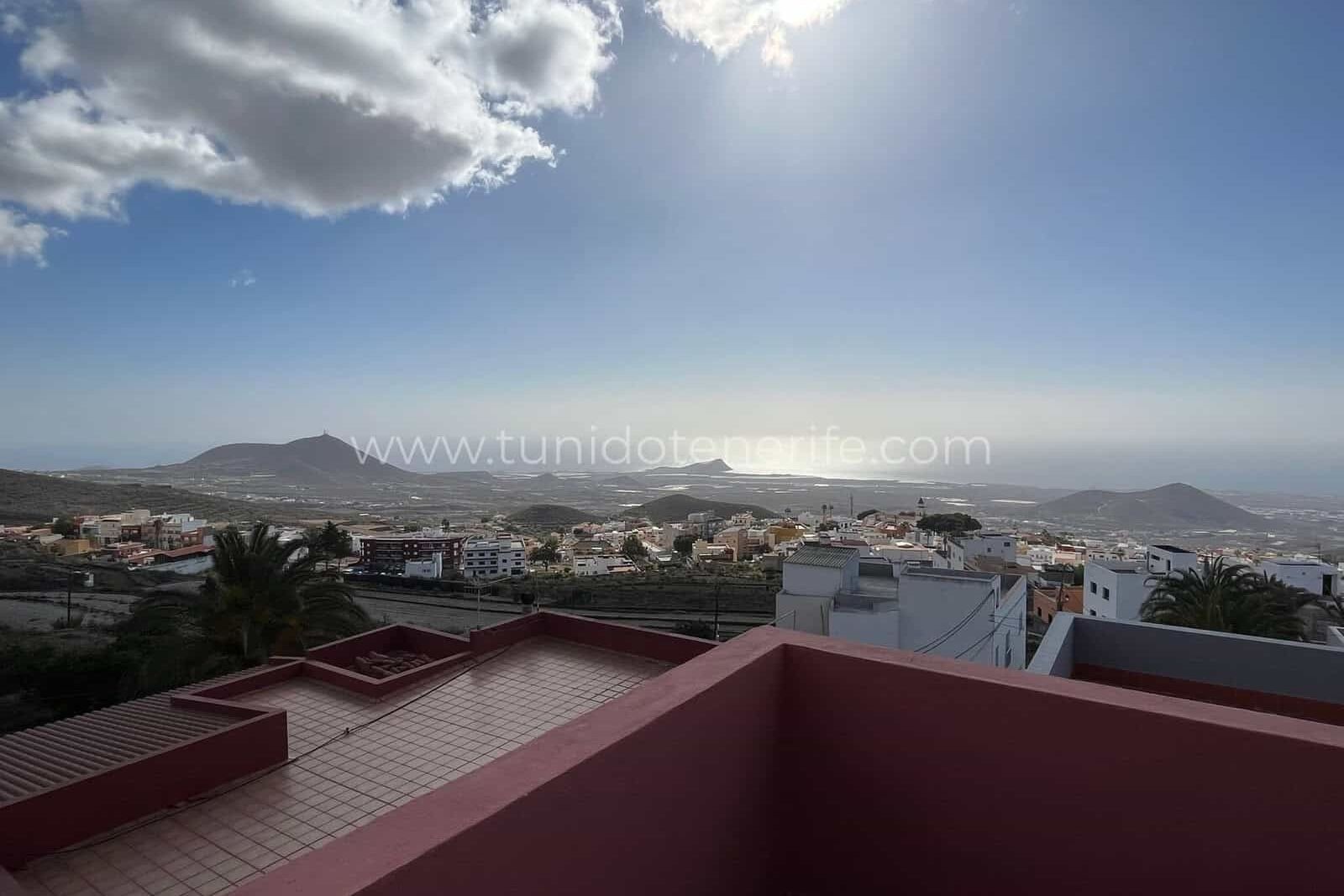 Terrace with panoramic sea and mountain views