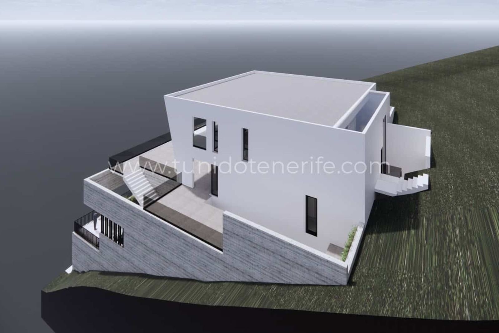 Участок с проектом на продажу в Roque del Conde, Tenerife