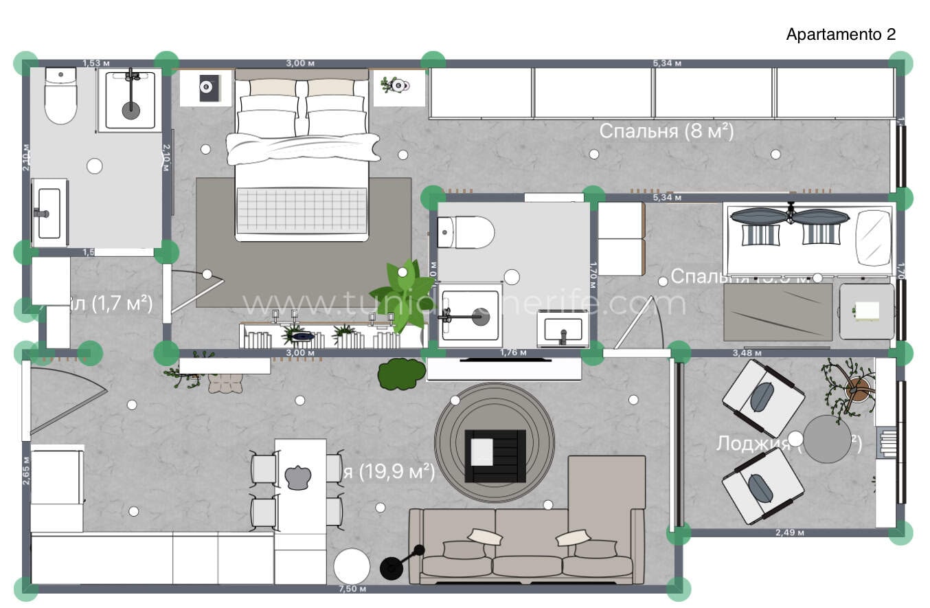 Apartamento en venta en Playa San Juan, Tenerife Sur