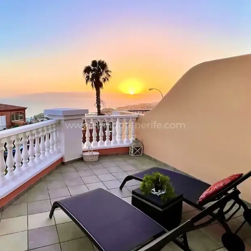 Duplex con vista sul tramonto in affitto a Tenerife